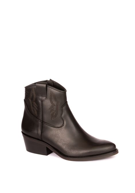 Tronchetto dkt68 oil nero DAKOTA BOOTS | DKT68ENGRASADA-NEGRO